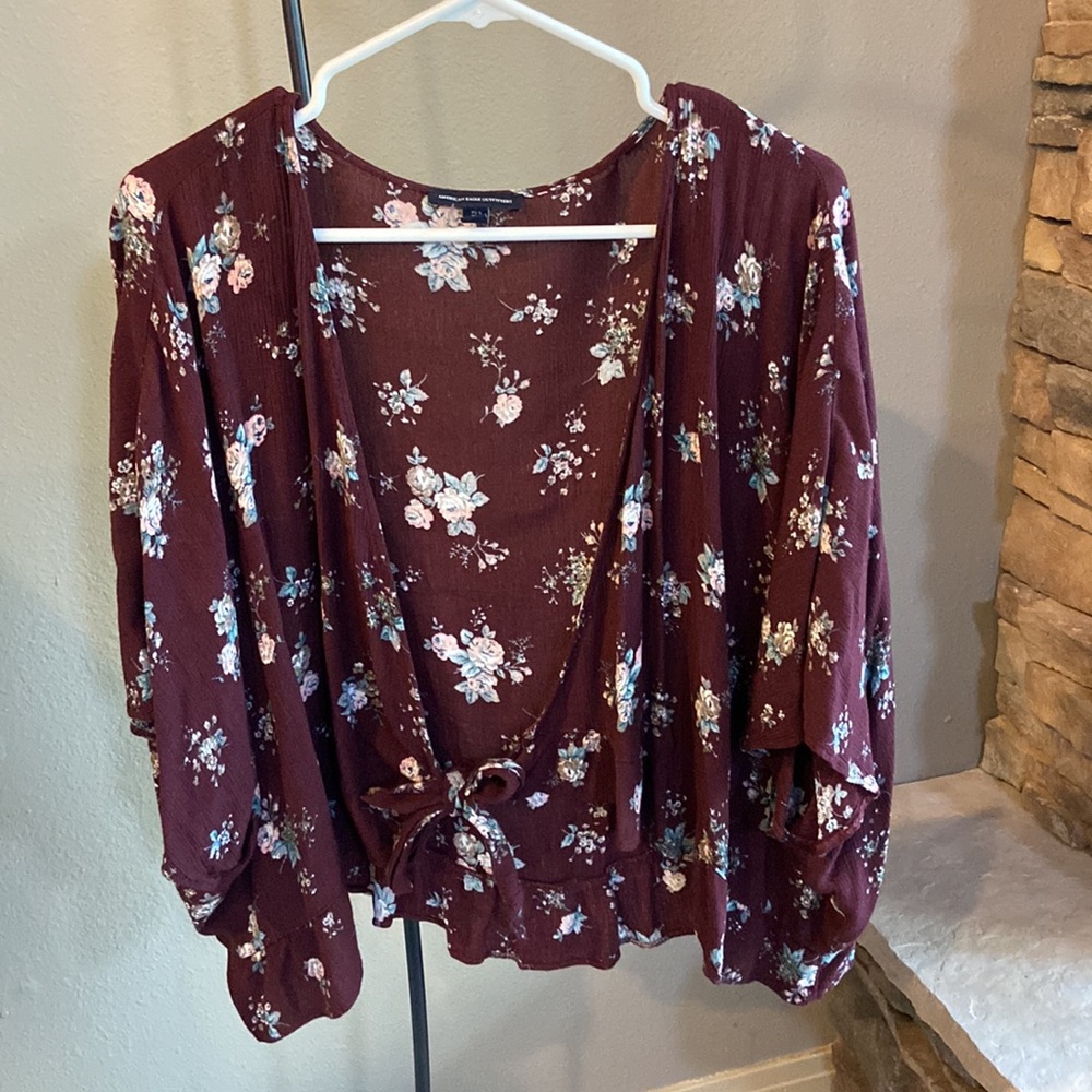 Front-tie Kimono, American Eagle